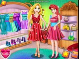 Disney Princesses Mermaid Ariel and Rapunzel Shopping Day - Games for kids
