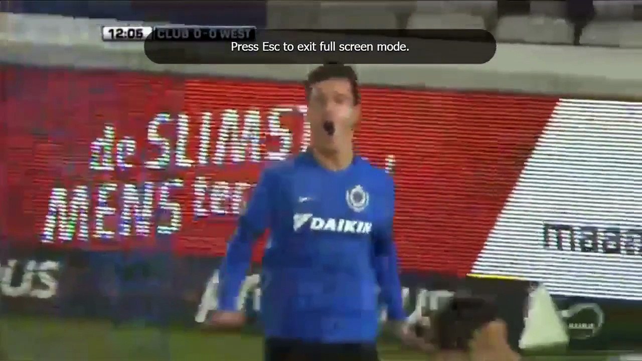 Dion Cools Goal - Club Brugge KV 1-0 Westerlo - 26-10-2016 (HD)