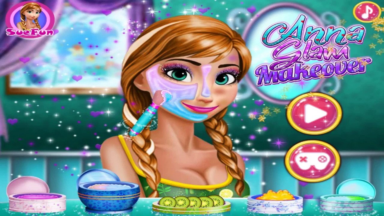 Anna Glam Makeover Disney Princess Frozen Games For Girls