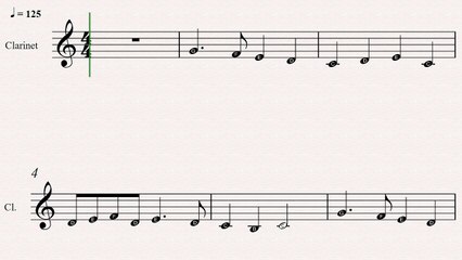 Clarinet Christmas Sheet Music: Deck The Halls