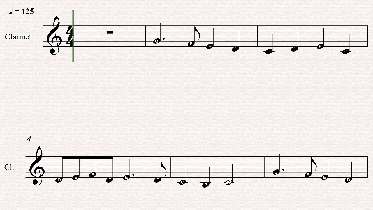 Clarinet Christmas Sheet Music: Deck The Halls