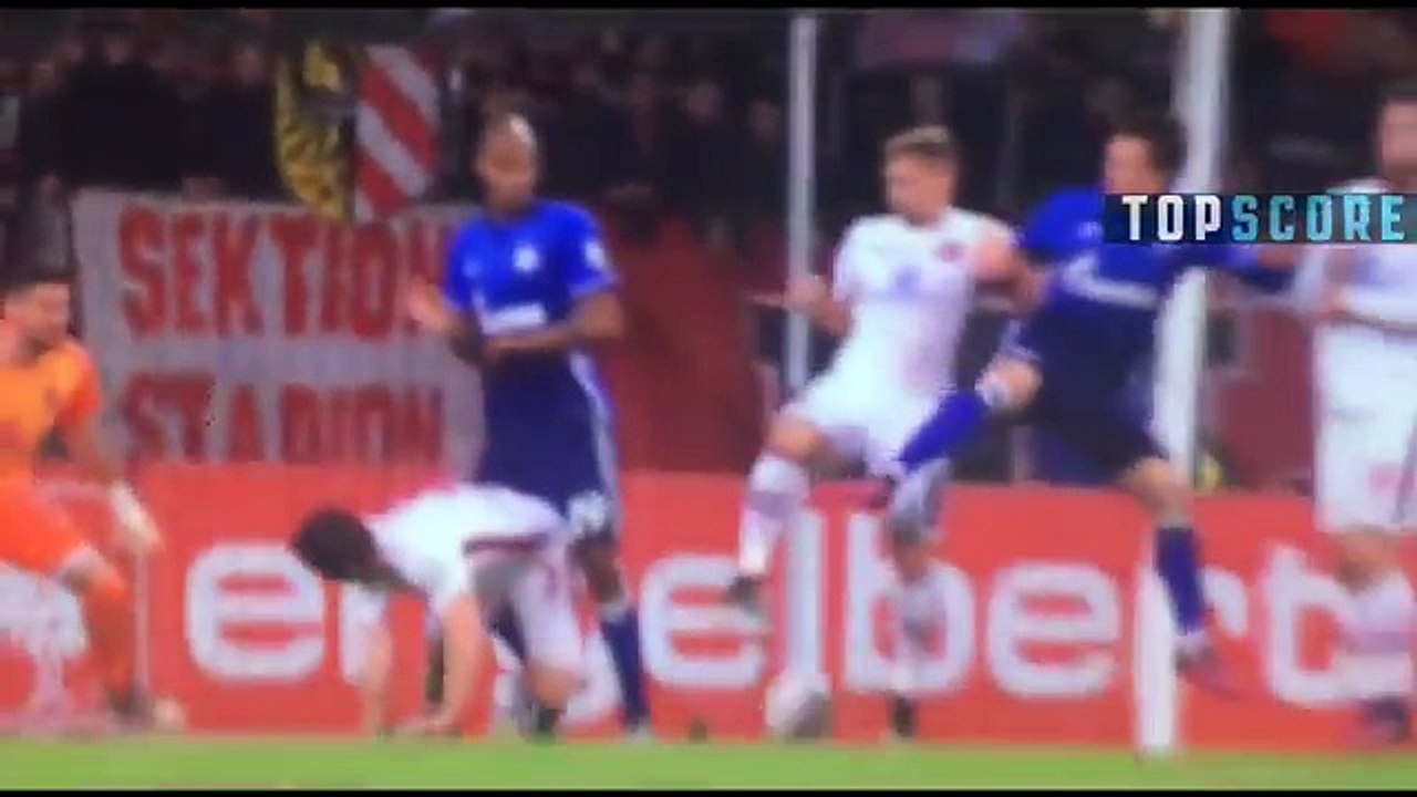 Nurnberg vs Schalke 0-2 Yevgen Konoplyanka Amazing Back-Heel Goal (DFB Pokal 2016) -