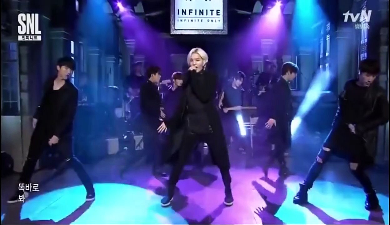 [Türkçe Altyazılı] INFINITE SNL Açılış Sahnesi 'Be Mine' 'The Eye'