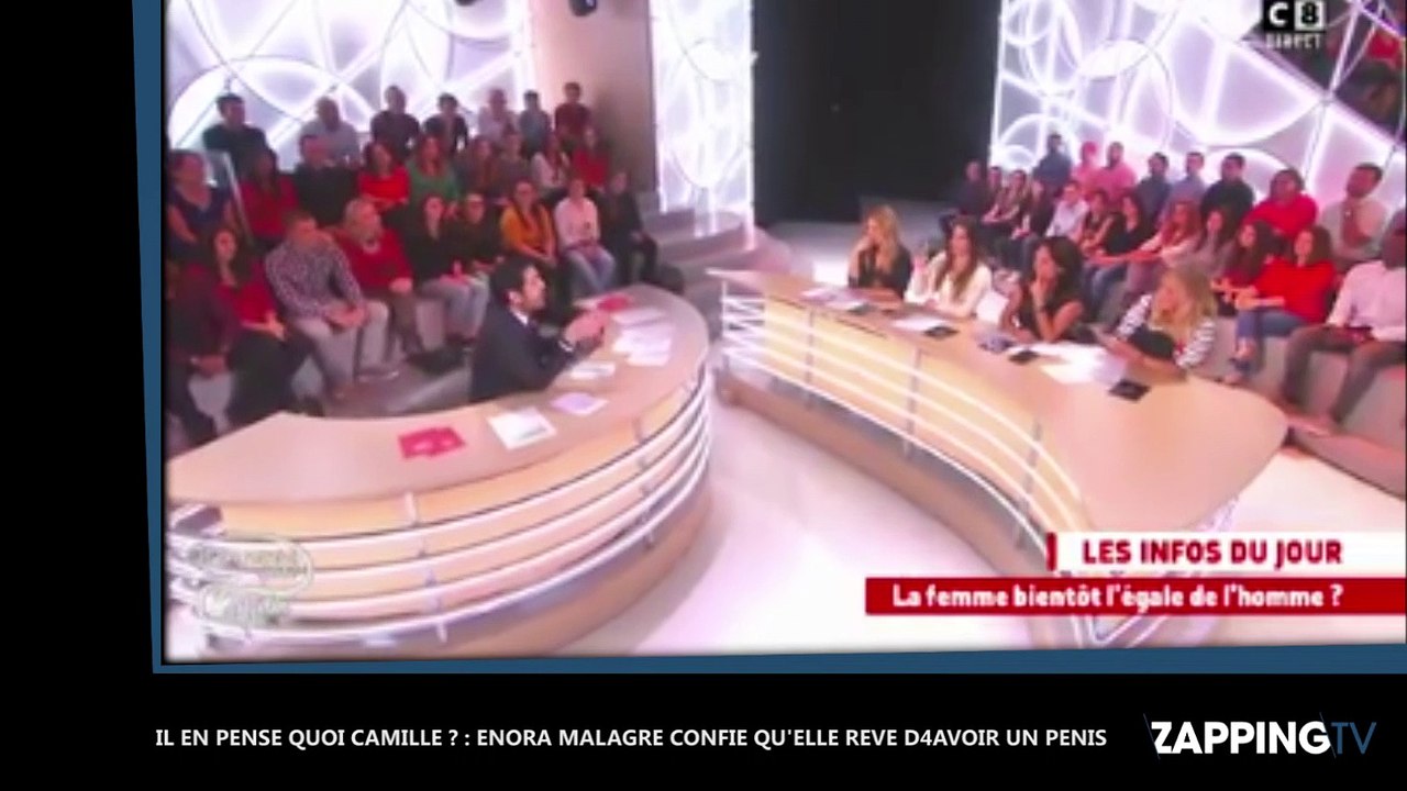 Il en pense quoi Camille ? : Enora Malagré révèle qu'elle rêve d'avoir un pénis (Vidéo)