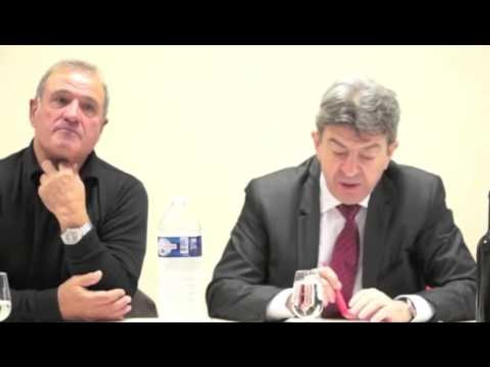 J-L Mélenchon à la rencontre des viticulteurs