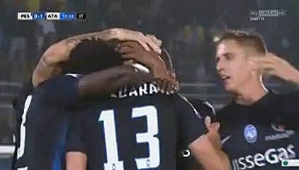 0-1 Mattia Caldara Goal HD - Pescara vs Atalanta - 26.10.2016