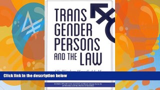 Books to Read  Transgender Persons and the Law  Best Seller Books Best Seller