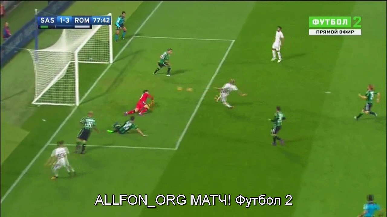 Radja Nainggolan Goal HD - Sassuolo 1-3 AS Roma 26.10.2016