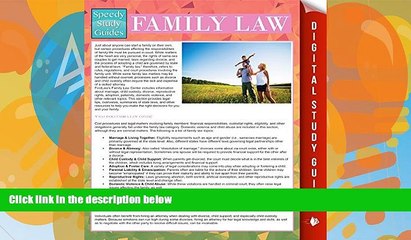 Big Deals  Family Law (Speedy Study Guides)  Best Seller Books Most Wanted