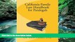 Big Deals  California Family Law Handbook for Paralegals  Full Ebooks Best Seller