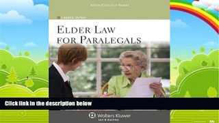 Books to Read  Elder Law for Paralegals (Aspen College)  Full Ebooks Best Seller