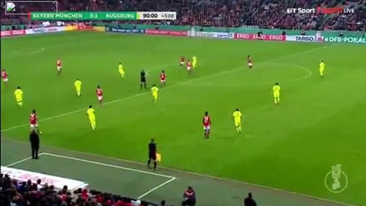David Alaba Goal HD - Bayern Munich	3-1	Augsburg 26.10.2016