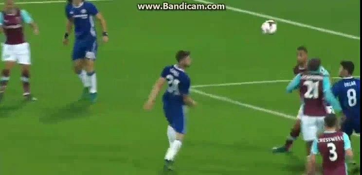 2-1 Harry Cahill Goal HD | West Ham 2-1 Chelsea | 26-10-2016