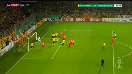 Steven Skrzybski Goal HD - Dortmundt1-1tUnion Berlin 26.10.2016
