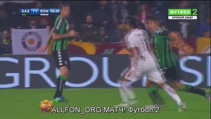 Edin Dzeko  Goal HD - Sassuolot1-1tAS Roma 26.10.2016