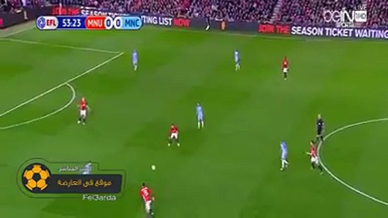 هدف مانشستر يونايتد فى مرمى مانشستر سيتى (1-0) تعليق فهد العتيبى  جودة عالية HD