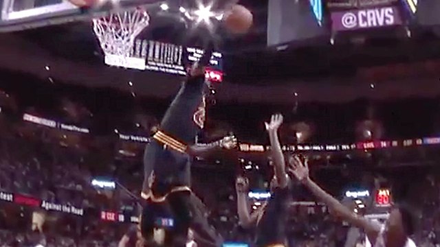 LeBron James Swats, Drops Dimes, Dances & Dunks In Season Opener