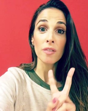 Nuria Fergó: Ensayando coreografía para el concierto de OT. El Reencuentro