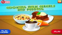 Cooking Milk Cereals And Pudding - Game for Little kids