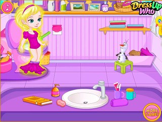 Baby Elsas Potty Train: Disney princess Frozen - Game for Little Girls