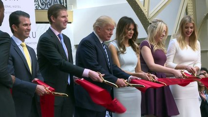 Trump inaugure son nouvel hôtel à Washington