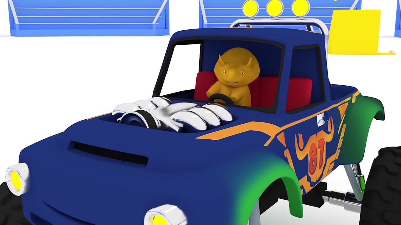 Apprendre les formes avec Dino le Dinosaure & Monster Truck | Dessin animé éducatif en français