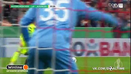 Full Highlights HD  Bayern munich 3 - 1 Augsburg 26.10.2016
