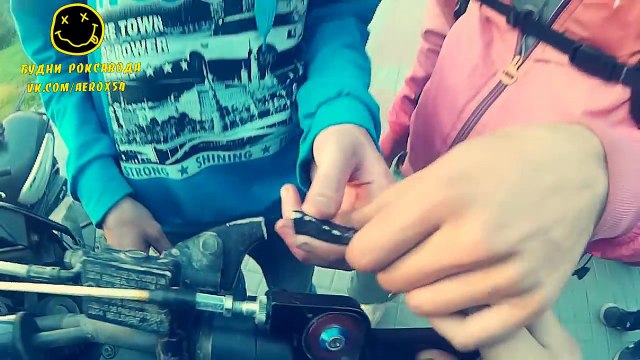 Крутой Стант на Скутере. Yamaha JOG _ Yamaha BWS