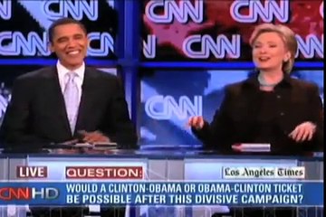 Obama and Hillary Kissing!