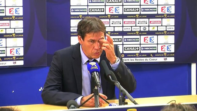 Coupe de la Ligue Clermont - OM: conférence d'après match de Rudi Garcia