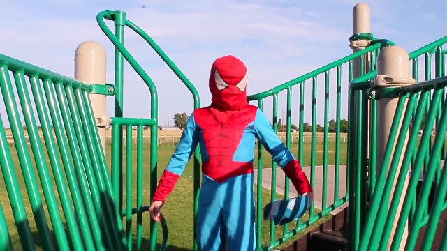 New Little Spiderman Vs Captain America & Batman - Real Life Superhero Battle!