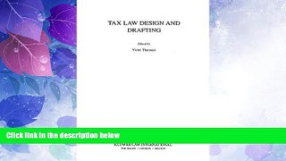 Big Deals  Tax Law Design   Drafting (v. 1   2)  Best Seller Books Most Wanted