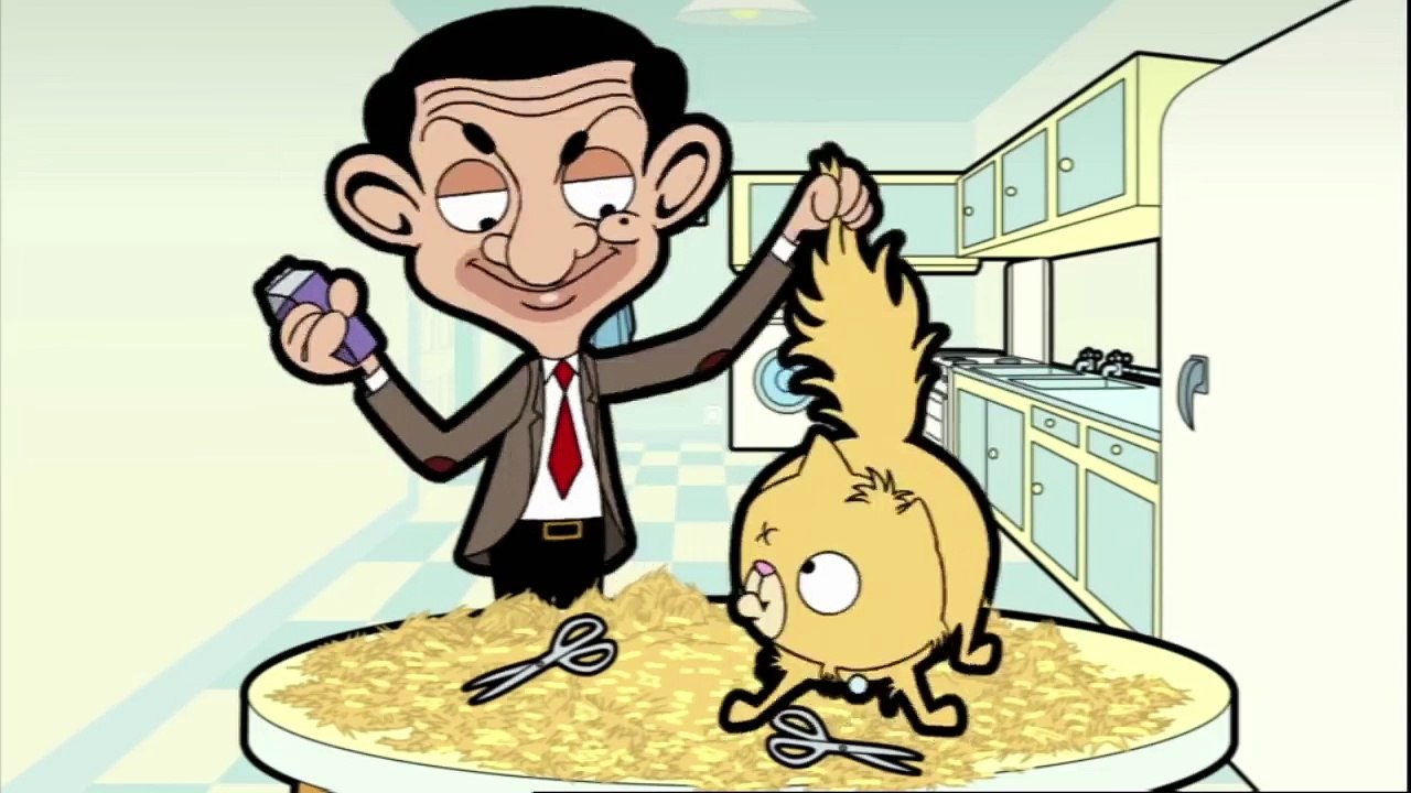 Mr Bean - Cat paint job (2)