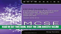 [Free Read] MCSA Guide to Configuring Advanced Microsoft Windows Server 2012 /R2 Services, Exam