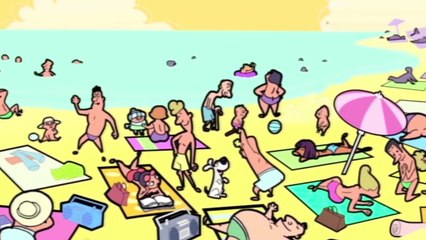 Mr Bean - Driving on the beach