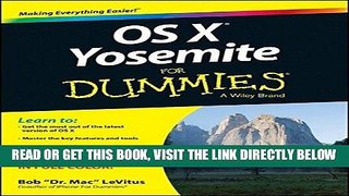 [Free Read] OS X Yosemite For Dummies Free Online