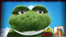 Teach ABC Song Frog and Teddy Bear stuffed animals