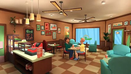 Caillou misbehaves at Olive Garden and gets grounded