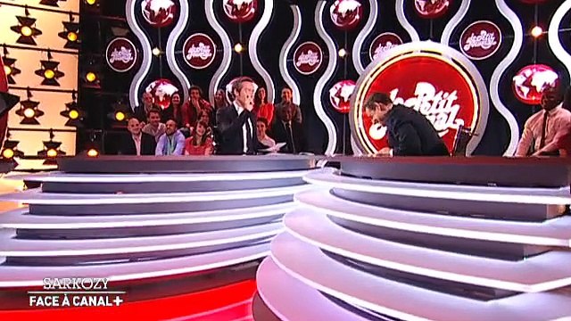 Nicolas SARKOZY au PETIT JOURNAL de Yann barthès