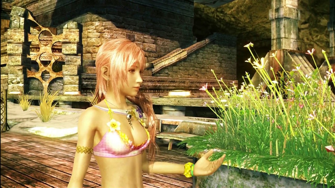 final-fantasy-13-2-hd-sexy-serah-beachwear-21-oerba-200-caius-boss-departure-video