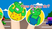 Peppa Green Monster vs Zombie Finger Family / Nursery Rhymes and More Lyrics