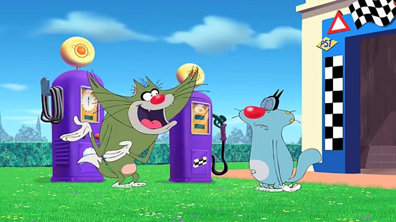 Oggy and the Cockroaches - Grease-Monkey Oggy (S4E41) Full Episode in HD