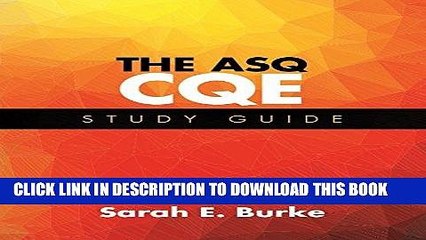 [PDF] The ASQ CQE Study Guide Download online