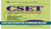 Read Now The Best Teachers  Test Preparation for the CSET Multiple Subjects : California Subject