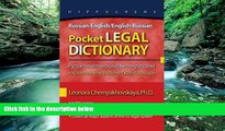 Big Deals  Russian-English/English-Russian Pocket Legal Dictionary (Hippocrene Pocket Legal