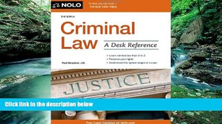 Big Deals  Criminal Law: A Desk Reference  Best Seller Books Most Wanted