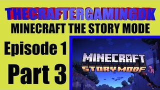 DANISH | Minecraft the story mode | Episode 1 part 3 | Wither planen og gabriel [HD-60FPS]