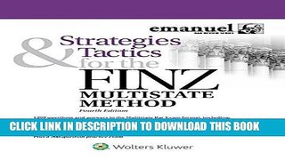 Read Now Strategies   Tactics for the FINZ Multistate Method (Emmanuel Bar Review) (Emanuel Bar