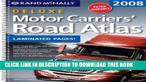 Read Now Rand McNally 2008 Deluxe Motor Carriers Road Atlas (Rand Mcnally Motor Carriers  Road