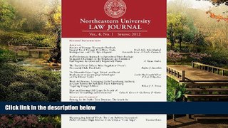 READ FULL  Northeastern University Law Journal: Vol. 4, No. 1 Spring 2012  READ Ebook Full Ebook